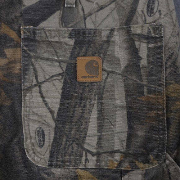 Carhartt Camo Carpenter Pants Mens 38x32 (Fits 35x31) Realtree Hardwoods B158 CM - Picture 12 of 14